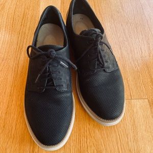 Collection by Clark’s Oxford wedge